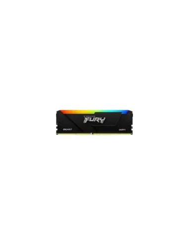 Memoria RAM Kingston FURY Beast RGB 16GB/ DDR4/ 3200MHz/ 1.35V/ CL16/ DIMM