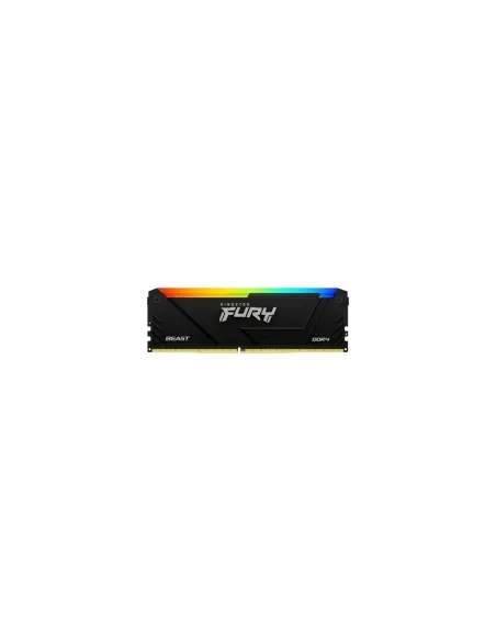 Memoria RAM Kingston FURY Beast RGB 16GB/ DDR4/ 3200MHz/ 1.35V/ CL16/ DIMM