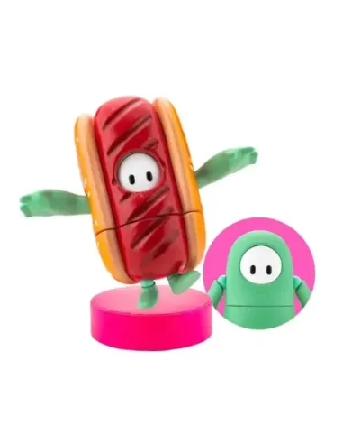 Figura kotobukiya fall guys ultimate knockout 1 - 20 menta chocolate - perrito caliente pack 03