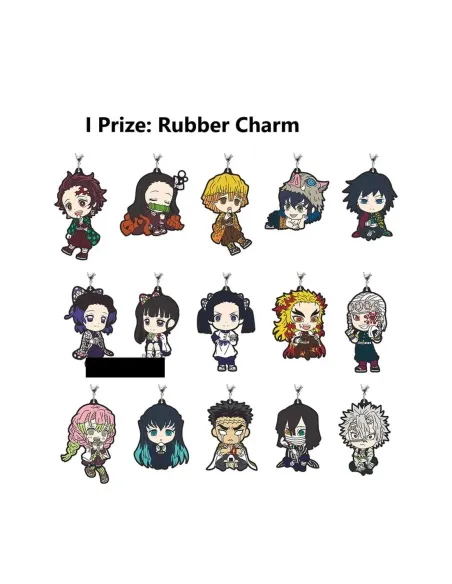 Colgante de goma demon slayer exclusivo kuji premio i 1 unidad