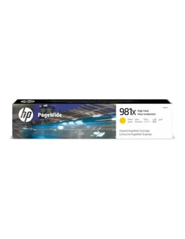 Cartucho tinta hp pagewide enterprise 981x amarillo