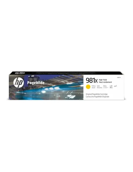 Cartucho tinta hp pagewide enterprise 981x amarillo