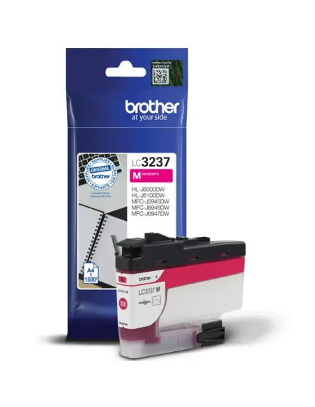 Cartucho tinta brother lc3237m magenta 1500 páginas
