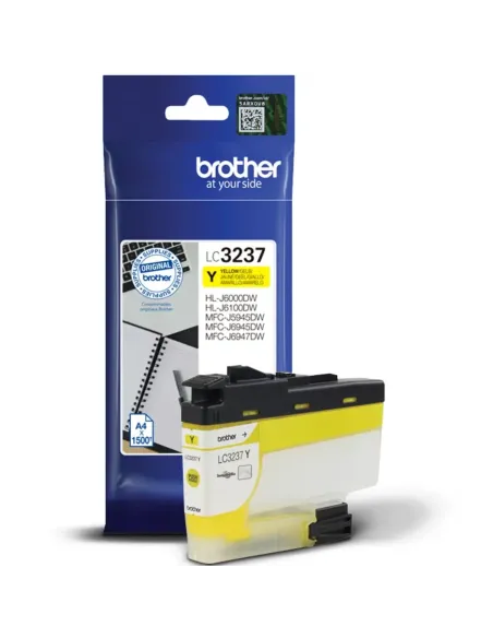 Cartucho tinta brother lc3237y amarillo 1500 páginas