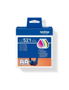 Multipack brother lc521val negro - cian - magenta - amarillo