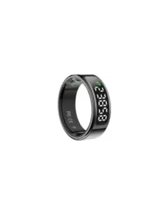 Anillo Inteligente Leotec Kör Mau Smart Ring Talla 10/ Ø20mm/ Notificaciones/ Frecuencia Cardíaca/ Negro