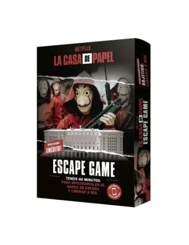 Juego de mesa la casa de papel: escape game 2 edad recomendada 14 años