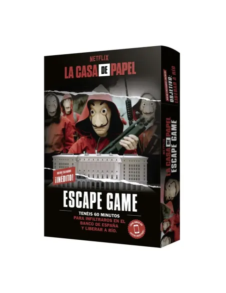 Juego de mesa la casa de papel: escape game 2 edad recomendada 14 años