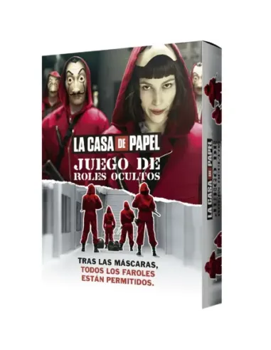 Juego de mesa asmodee la casa de papel: roles ocultos pegi 14