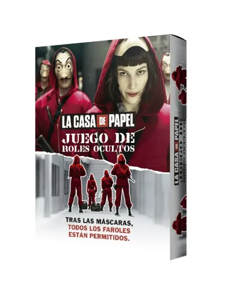 Juego de mesa asmodee la casa de papel: roles ocultos pegi 14