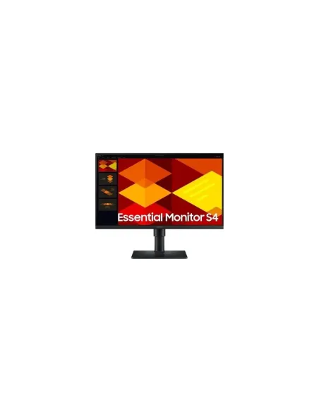 Monitor Profesional Samsung Essential Monitor S4 S40GD S24D402GAU/ 24"/ Full HD/ Regulable en altura/ Negro