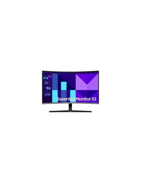 Monitor Profesional Curvo Samsung Essential S3 S39GD S32D396GAU 32"/ Full HD/ Multimedia/ Negro y Plata