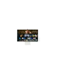 Smart Monitor Samsung M8 M80F S32FM801UU 32"/ 4K/ Multimedia/ Regulable en altura/ Smart TV/ Webcam/ Blanco