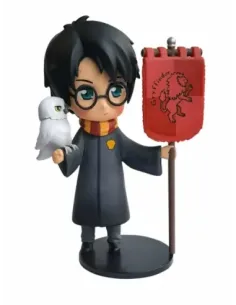 Figura plastoy harry potter harry potter con hedwig y estandarte gryffindor