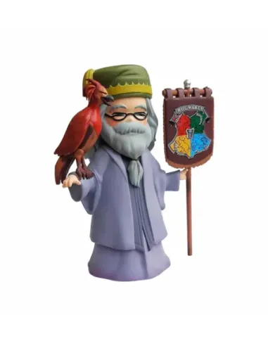 Figura plastoy harry potter albus dumbledore & fenix estandarte hogwarts