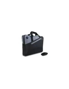 Maletín + Ratón Inalámbrico Monray Master Kit para Portátiles hasta 15.6"/ Negro