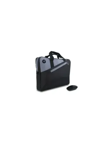 Maletín + Ratón Inalámbrico Monray Master Kit para Portátiles hasta 15.6"/ Negro