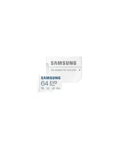Tarjeta de Memoria Samsung EVO Plus 2023 64GB microSD XC con Adaptador/ Clase 10/ 160MBs