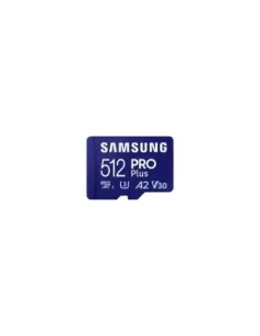 Tarjeta de Memoria Samsung PRO Plus 2023 512GB microSD XC/ Clase 10/ 180MBs