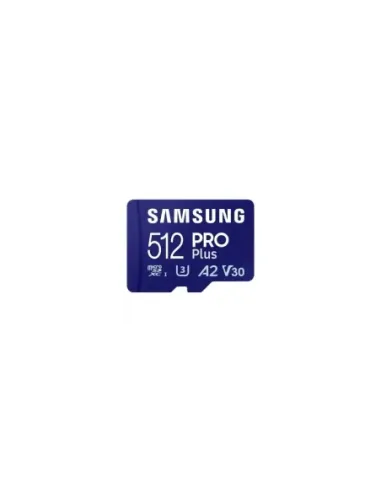 Tarjeta de Memoria Samsung PRO Plus 2023 512GB microSD XC/ Clase 10/ 180MBs