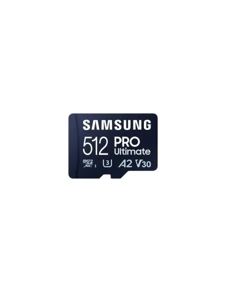 Tarjeta de Memoria Samsung Pro Ultimate 512GB microSD XC con Adaptador/ Clase 10/ 200MBs
