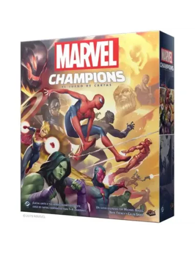 Juego de mesa asmodee marvel champions: el juego de cartas pegi 14
