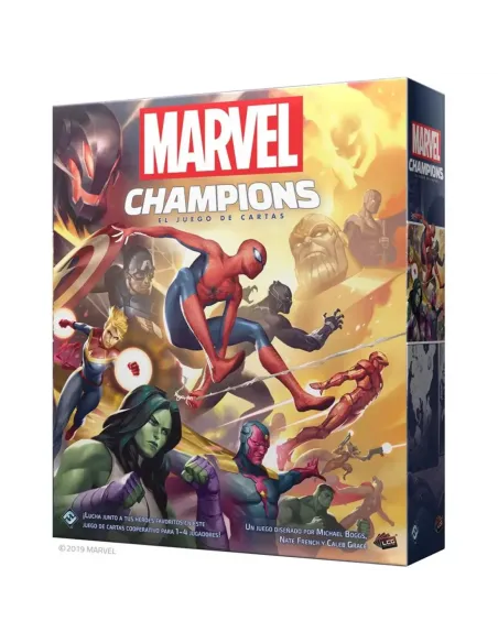 Juego de mesa asmodee marvel champions: el juego de cartas pegi 14