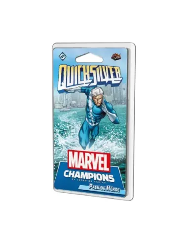 Juego de mesa marvel champions: quicksilver 60 cartas pegi 14
