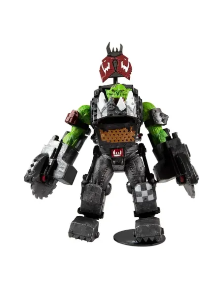 Figura mcfarlane toys warhammer 40k ork meganob con sierra circular