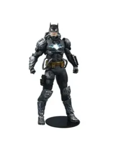 Figura mcfarlane toys dc multiverse batman hazmat suit gold etiqueta luz logo batman