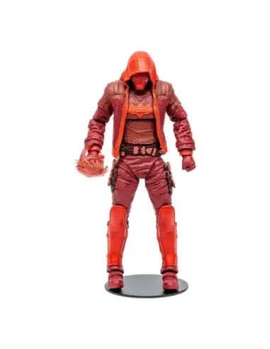 Figura mcfarlane toys dc gaming red hood monochromatic etiqueta dorada