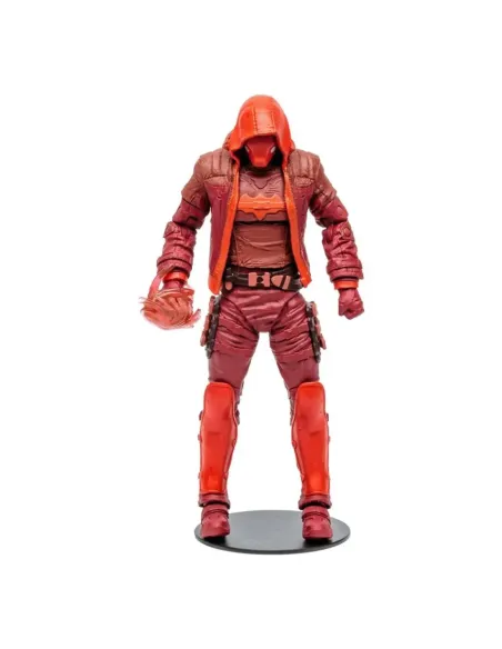 Figura mcfarlane toys dc gaming red hood monochromatic etiqueta dorada