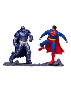 Pack 2 figuras mcfarlane toys collector multipack superman vs. armored batman