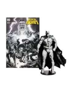 Figura y comic mcfarlane toys dc comics black adam batman line art variant`