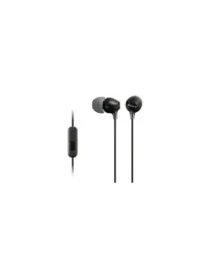 Auriculares Intrauditivos Sony MDR-EX15AP/ con Micrófono/ Jack 3.5/ Negros