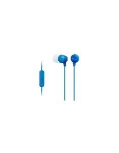 Auriculares Intrauditivos Sony MDR-EX15APLI/ con Micrófono/ Jack 3.5/ Azules