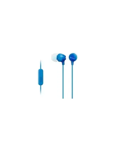 Auriculares Intrauditivos Sony MDR-EX15APLI/ con Micrófono/ Jack 3.5/ Azules