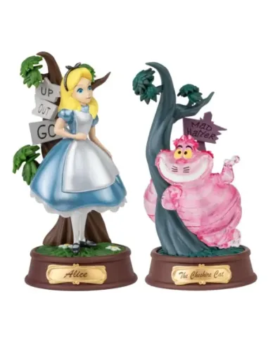 Set de 2 figuras mini dstage disney alicia en el pais de las maravillas color especial