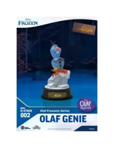 Figura beast kingdom minidstage disney olaf presenta olaf genio