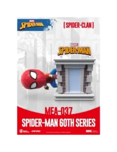 Figura beast kingdom mini egg attack marvel spider - man spider - clan serie 60 aniversario