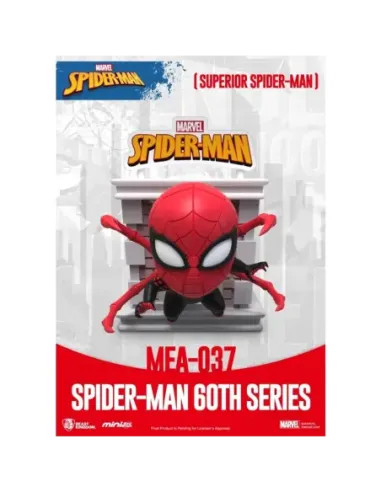 Figura beast kingdom mini egg attack marvel spider - man superior spider - man serie 60 aniversario