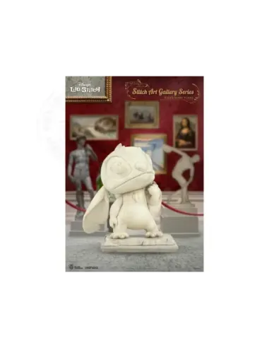 Figura beast kingdom mini egg attack disney art gallery stitch estátua