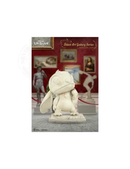 Figura beast kingdom mini egg attack disney art gallery stitch estátua