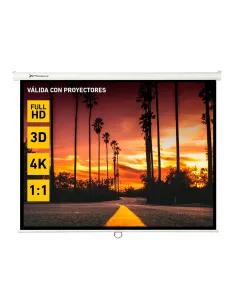 Pantalla de proyección manual 112pulgadas