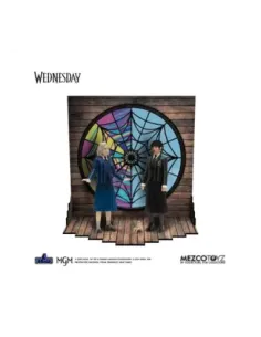 Pack 2 figuras mezco toyz wednesday 5 points wednesday & enid