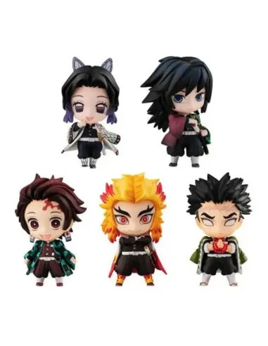 Pack 5 figuras megahouse demon slayer kimetsu no yaiba sailor tanjiro & the hashira set a