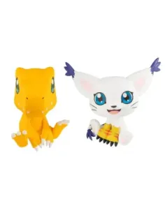Figuras megahouse digimon lookup pack agumon & tailmon