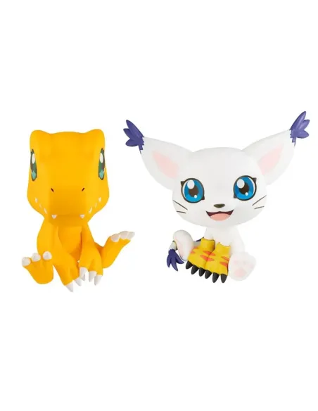 Figuras megahouse digimon lookup pack agumon & tailmon