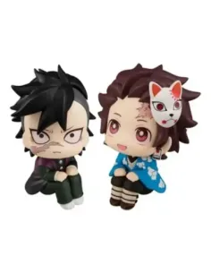 Pack 2 figuras megahouse look up genya & tanjiro kamado prueba final gift set