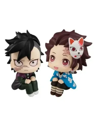 Pack 2 figuras megahouse look up genya & tanjiro kamado prueba final gift set